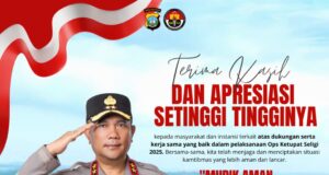 Kapolda Kepri Irjen. Pol. Asep Safrudin Tegaskan Penurunan Laka Lantas dalam Operasi Ketupat Seligi