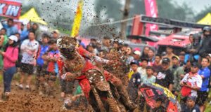Lawan Trek Ekstrem, CRF Tetap Melesat Raih Podium di Kejurnas Motocross Wonosobo