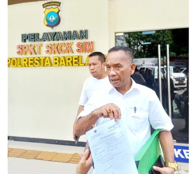 Rosano Pilih Tiga Advokat Senior Terkait Laporannya ke Mapolresta Barelang