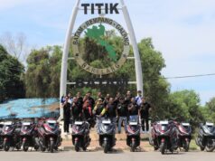 Rasakan Sensasi Berkendara New Honda PCX160 RoadSync Menuju Titik Nol Main Dealer PT Capella Dinamik Nusantara Kepulauan Riau ajak 15 orang pencinta sepeda motor Honda untuk merasakan pengalaman menyenangkan berkendara New Honda PCX160 RoadSync