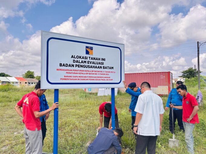 Penertiban Lahan, BP Batam Evaluasi Lahan tak Produktif