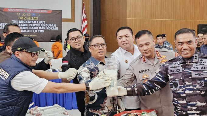 Wagub Kepri Nyanyang Apresiasi TNI AL: Gagalkan Penyelundupan 1,9 Ton Narkotika di Batam