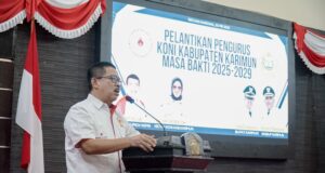 Usep RS Lantik Sri Rejeki sebagai Ketua KONI Kabupaten Karimun 2025 – 2029