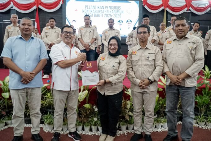 Sri Rejeki Resmi Pimpin KONI Karimun, Ketua KONI Kepri Dukung Perempuan Penggerak Olahraga Daerah