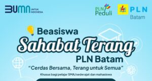 PLN Batam Hadirkan Beasiswa Sahabat Terang: “Cerdas Bersama, Terang untuk Semua” PLN Batam kembali meluncurkan program beasiswa bertajuk Beasiswa Sahabat Terang PLN Batam dengan subtema “Cerdas Bersama, Terang untuk Semua”.