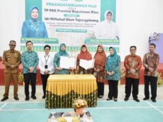 Sosialisasi Pendataan Keluarga Cinta Statistik, TP-PKK Kepri Gandeng IAI-MU