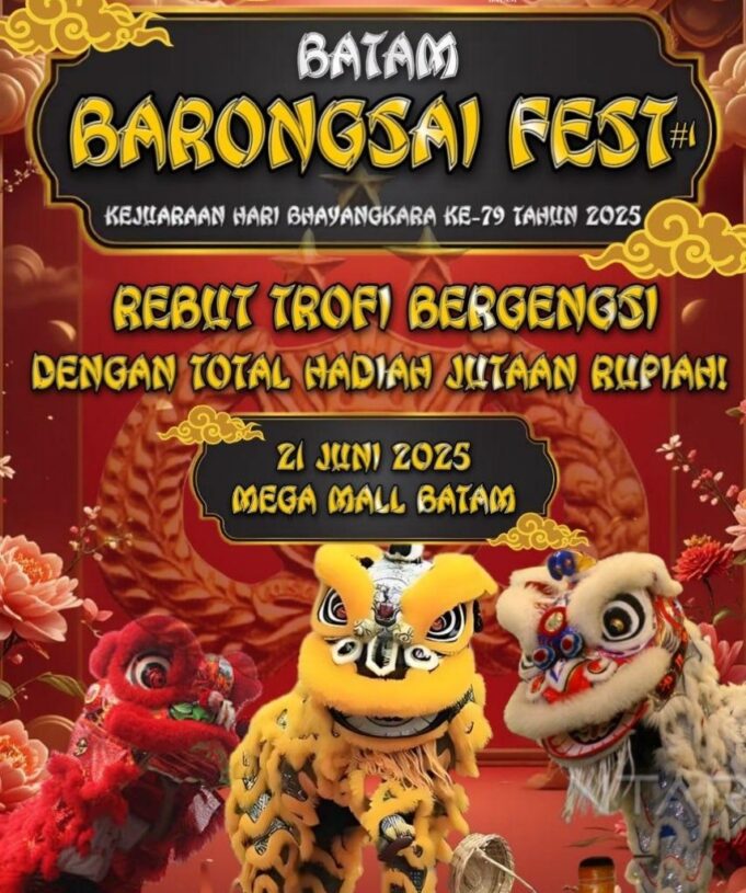 Saksikan Festival Barongsai 2025 di Megamall, Besok Sabtu!