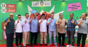 Wagub Nyanyang Buka Kepri Creative Explore 2025: Dorong Ekonomi Kreatif Sejalan dengan Asta Cita Wakil Gubernur Kepulauan Riau, Nyanyang Haris Pratamura, hadir di Park Avenue Mall Kota Batam pada Sabtu (31/05) d