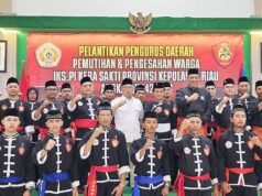 Wagub Nyanyang Hadiri Pengesahan dan Pelantikan Pengda IKSPI Kera Sakti Wakil Gubernur Kepulauan Riau, Nyanyang Haris Pratamura, menghadiri acara Pengesahan Tingkat 1 Angkatan 142 dan Tingkat 2 Angkatan 128