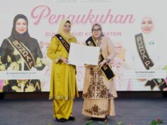 Dewi Ansar Kukuhkan Erlita Amsakar sebagai Bunda PAUD dan Bunda Literasi Batam 2025-2030