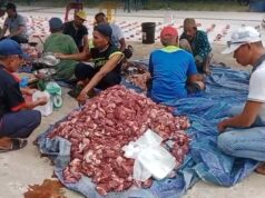 Masjid Baitul Muttaqien Kavling Pancur Sembelih 14 Hewan Qurban pada Iduladha 1446 H