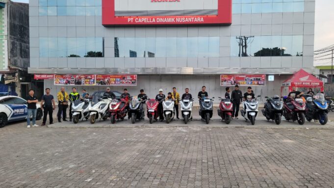 Sensasi Riding Malam Bareng Bikers Honda Kepri, Seru dan Penuh Kreativitas!