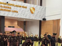 Kepala Kejati Kepri Jehezkiel Devy Sudarso Pimpin Sertijab Kepala Kejari Batam