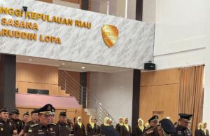 Kepala Kejati Kepri Jehezkiel Devy Sudarso Pimpin Sertijab Kepala Kejari Batam