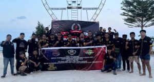 Anniversary ke-2 Respect di Batam, Aksi Solidaritas Driver Online Serukan Penegakan Tarif Resmi Komunitas pengemudi transportasi daring di Batam, Respect, merayakan hari jadinya yang ke-2 dengan meriah di Pantai Mutiara Kepri, Selasa (22/5).