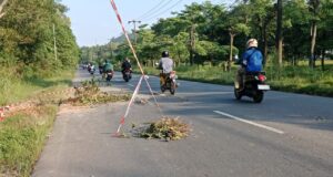 Lubang Jalan di Jalur Padat Batamindo Kian Membesar, Diduga Akibat Pipa Bocor