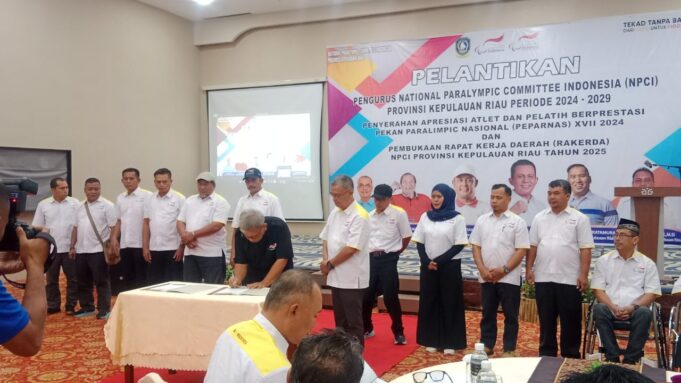 Pelantikan NPCI Kepri, Wujudkan Mimpi Emas Atlet Paralimpik