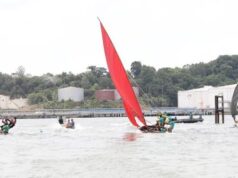 Lomba Sampan Layar dan Speedboat Race Guncang Pesisir Belakang Padang