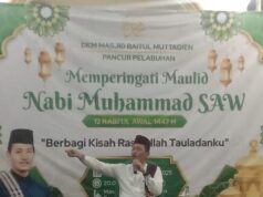 Semarak Peringatan Maulid Nabi Muhammad SAW di Masjid Baitul Muttaqien Peringatan Maulid Nabi Besar Muhammad SAW diisi ceramah oleh Ustadz Anasrudin, S.H.I., M.Ed.