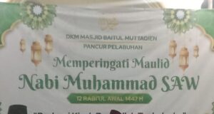 Semarak Peringatan Maulid Nabi Muhammad SAW di Masjid Baitul Muttaqien Peringatan Maulid Nabi Besar Muhammad SAW diisi ceramah oleh Ustadz Anasrudin, S.H.I., M.Ed.