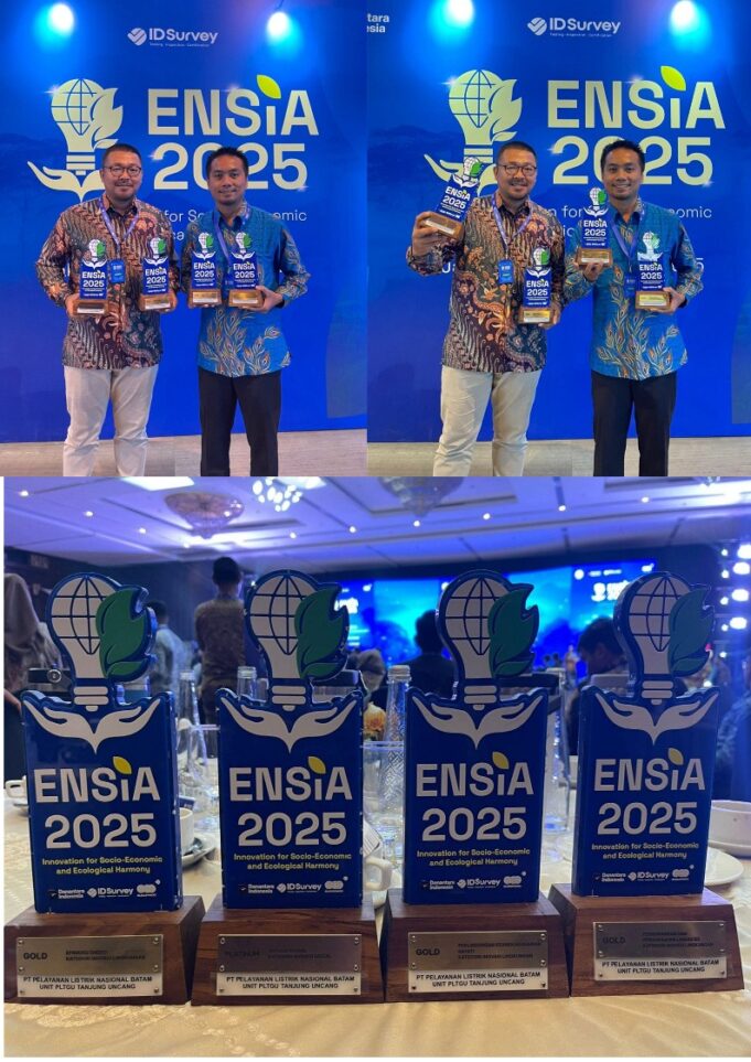 PLN Batam Raih Penghargaan ENSIA 2025, Bukti Komitmen pada Inovasi Lingkungan dan Sosial