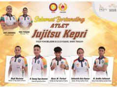 Tampil Percaya Diri, Ju-Jitsu Kepri Unjuk Kekuatan di Panggung PON Bela Diri 2025