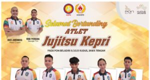 Tampil Percaya Diri, Ju-Jitsu Kepri Unjuk Kekuatan di Panggung PON Bela Diri 2025