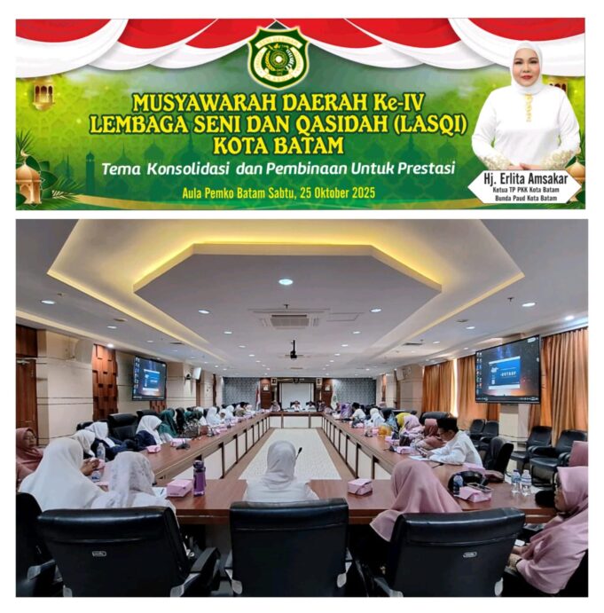 Hj. Erlita Sari Amsakar Terpilih Secara Aklamasi Pimpin LASQI Kota Batam Periode 2025–2030