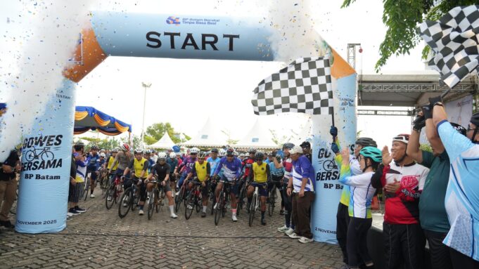 Dua Rute, Satu Semangat: Gowes Seru Bersama BP Batam