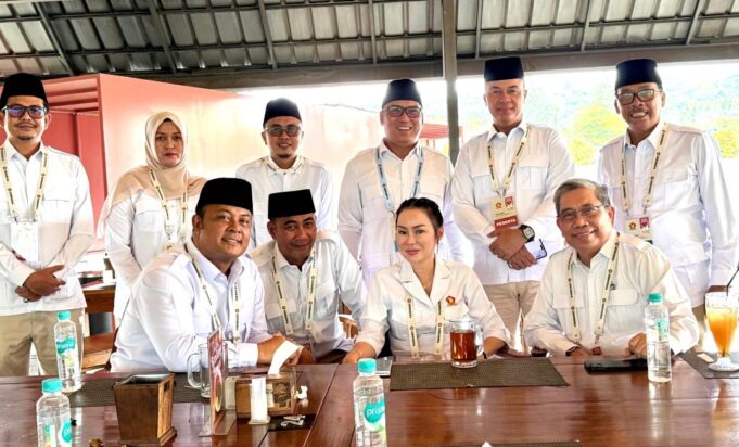 Kader Gerindra Kepri Kompak Hadiri Undangan Prabowo di Hambalang