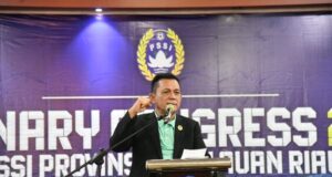 Menuju PON 2028, Ketum KONI Kepri Usep RS Hadiri Kongres PSSI Kepri