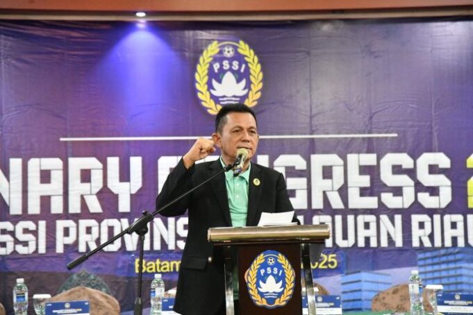 Menuju PON 2028, Ketum KONI Kepri Usep RS Hadiri Kongres PSSI Kepri