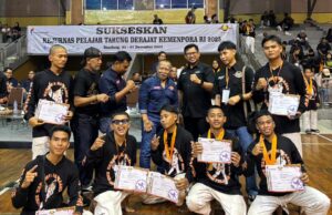 Kejurnas Pelajar Tarung Derajat 2025 Bandung, Kepri Raih Emas, Perak, dan Perunggu