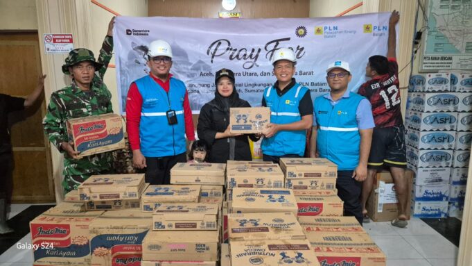 PLN Batam Gerak Cepat Bantu Korban Banjir Sumatera, Total Bantuan Rp2,7 Miliar