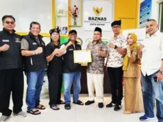 PWI Kepri Serahkan Donasi Bencana Sumatera ke Baznas Batam, Terkumpul Rp9 Juta Lebih dari Puisi Kemanusiaan