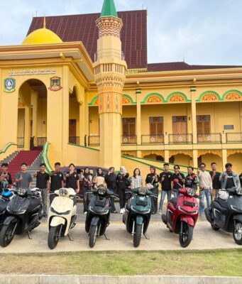 Pererat Silaturahmi, Bikers Stylo160 Tanjung Pinang Gelar Gathering Bersama Honda