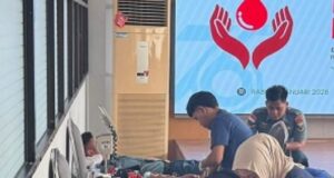 Hari Bakti Imigrasi Ke-76 di Tanjung Uban, Puluhan Warga Ikut Donor Darah