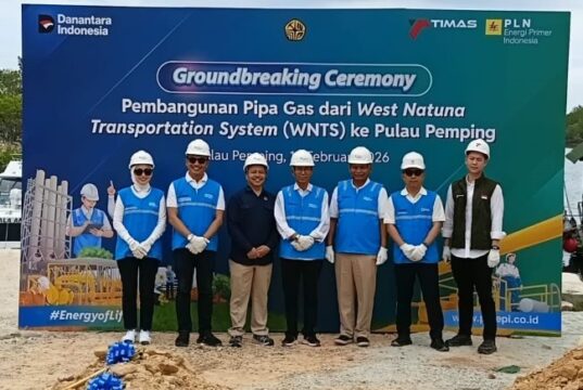 Groundbreaking Pipa Gas WNTS–Pemping Jadi Tonggak Ketahanan Energi Batam