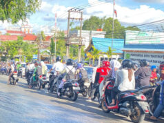 Tumpahan Oli Picu Kecelakaan Beruntun di Tanjungpinang