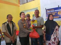 Hari Pers Nasional 2026: Polres dan PWI Karimun Salurkan Bantuan Sembako ke Warga Kurang Mampu