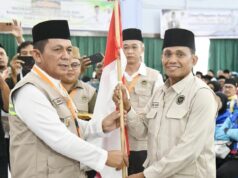 Gubernur Kepri, Ansar Ahmad Resmi Lepas Keberangkatan Kloter Pertama Jemaah Haji Kepri 2026