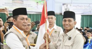Gubernur Kepri, Ansar Ahmad Resmi Lepas Keberangkatan Kloter Pertama Jemaah Haji Kepri 2026