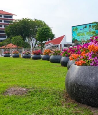 BP Batam: Penataan Pot Bougenville Perkuat Estetika Kota Tanpa Bebani Keuangan Negara