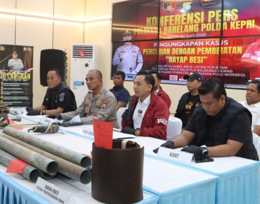 Dari Kabel hingga Travo PLN, Ini Deretan Kasus Pencurian di Fasum yang Diungkap Polresta Barelang