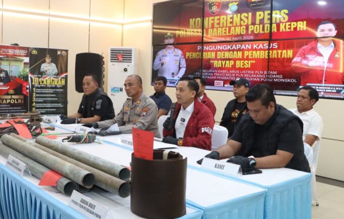 Dari Kabel hingga Travo PLN, Ini Deretan Kasus Pencurian di Fasum yang Diungkap Polresta Barelang