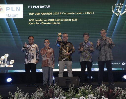 PLN Batam Borong Penghargaan TOP CSR Awards 2026 dan TOP Leader on CSR Commitment 2026
