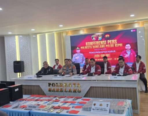 Operasi Judi Online di Rumah Elite Batam Digulung Polresta Barelang