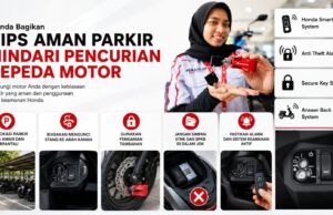 Honda Bagikan Tips Aman Parkir Hindari Pencurian Sepeda Motor