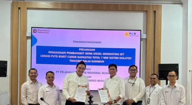 Perkuat Keandalan Kelistrikan Karimun, PT PEB Tanda Tangani Kerjasama dengan PLN Nusa Daya