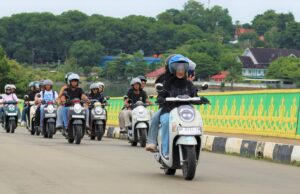 Komunitas Honda Scoopy Jelajahi Ikon Kota Tanjungpinang Lewat Scoopy Your Mode Your Ride